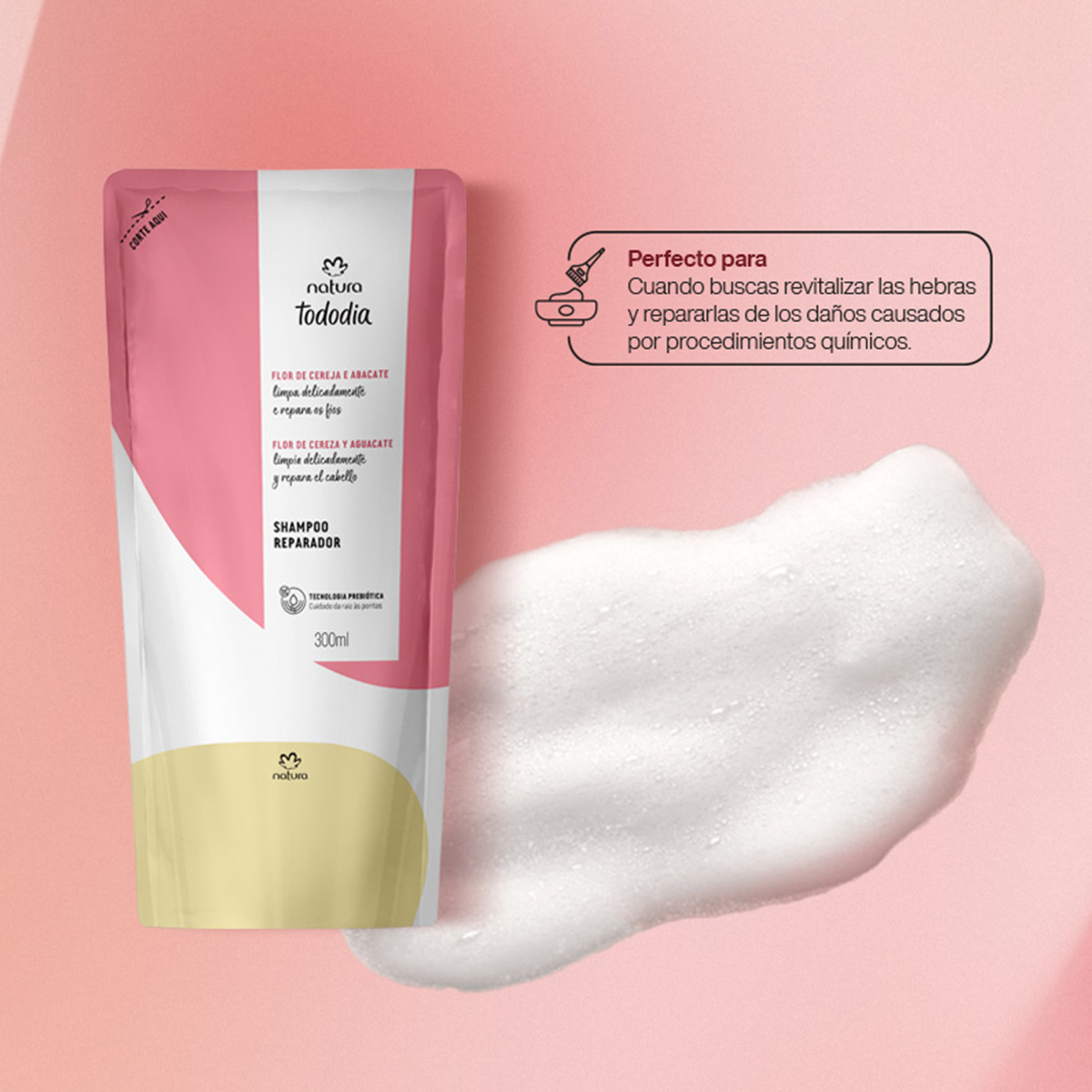 Kit Duo Shampoo Tododia Reparación Refill