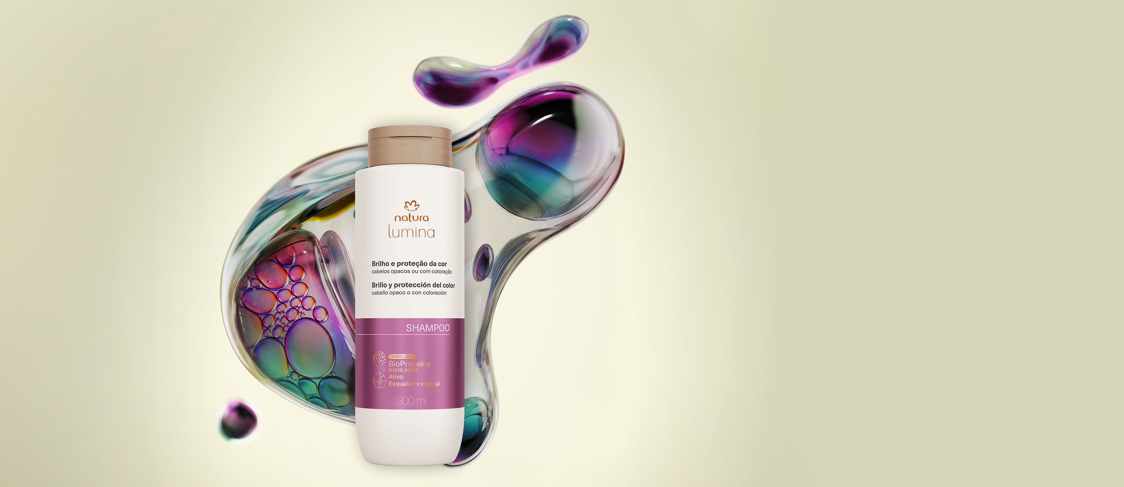 Shampoo Brillo y Protección del Color Lumina 300ml