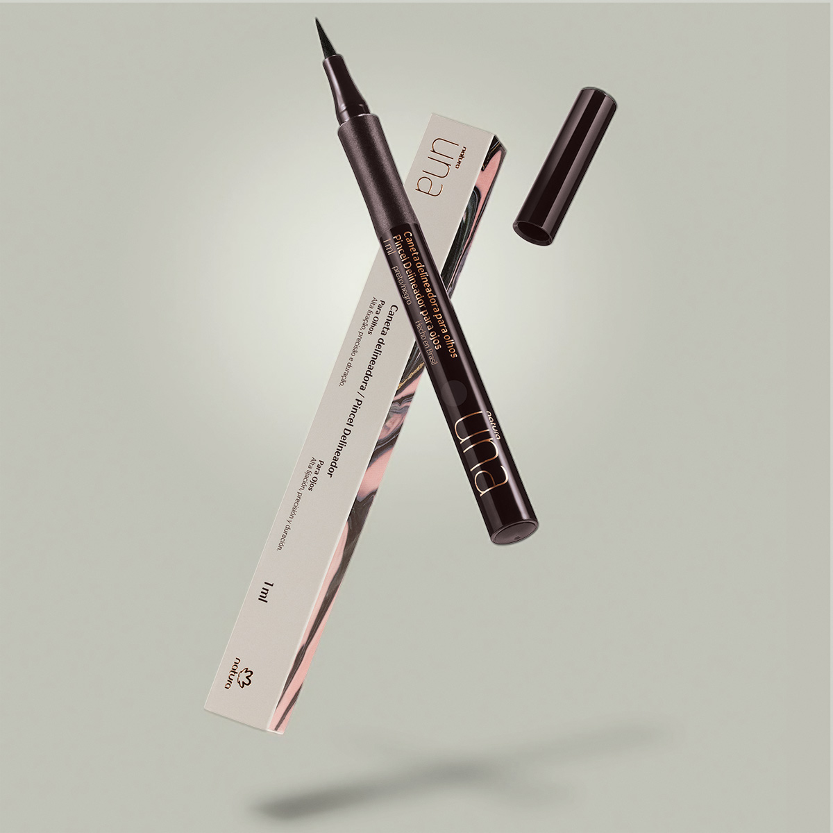 Delineador en Fibra para Ojos Una