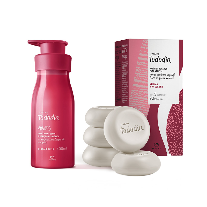 Kit limpieza hidratante Tododia Cereza y Avellana
