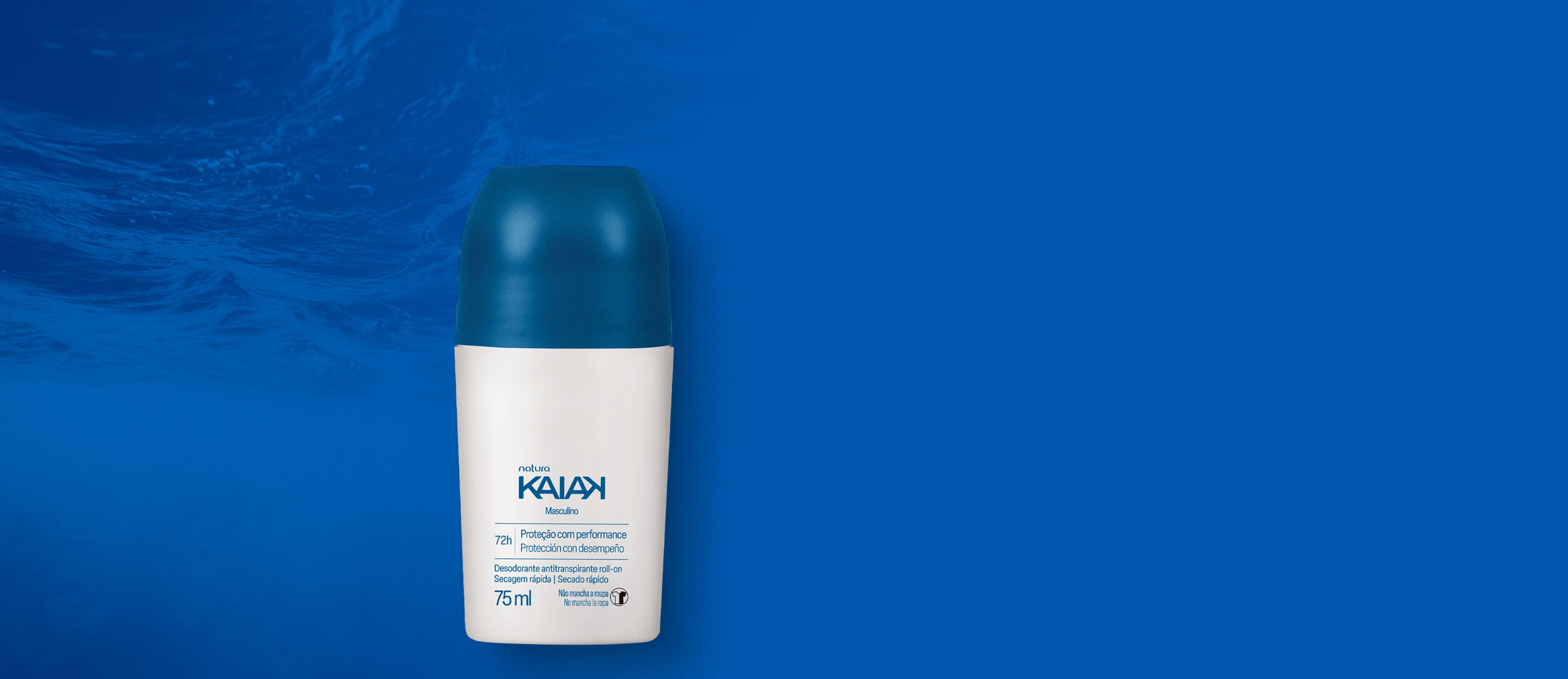 Desodorante Antitranspirante Roll-on Kaiak Masculino