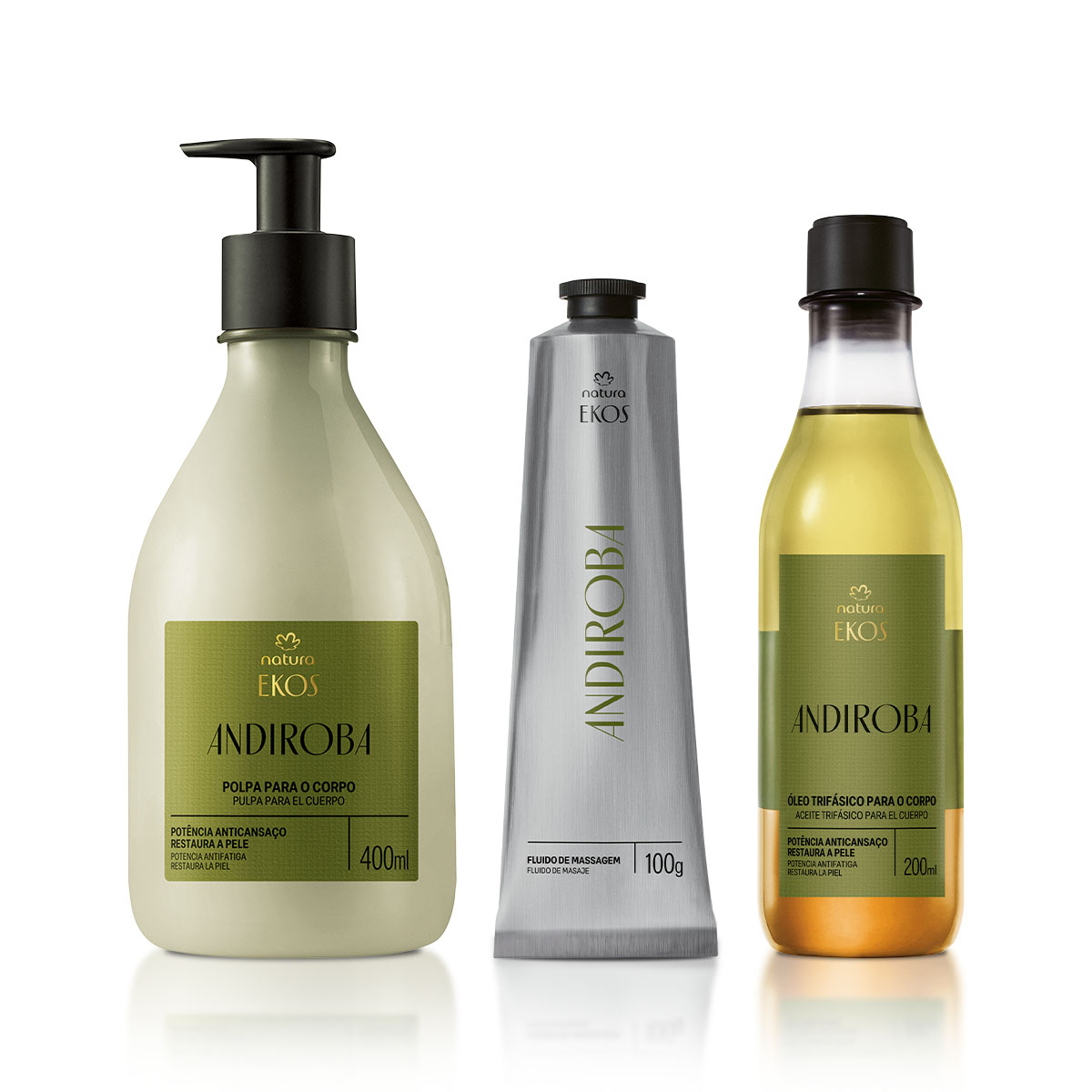 Kit Ekos Andiroba Rutina Antifatiga