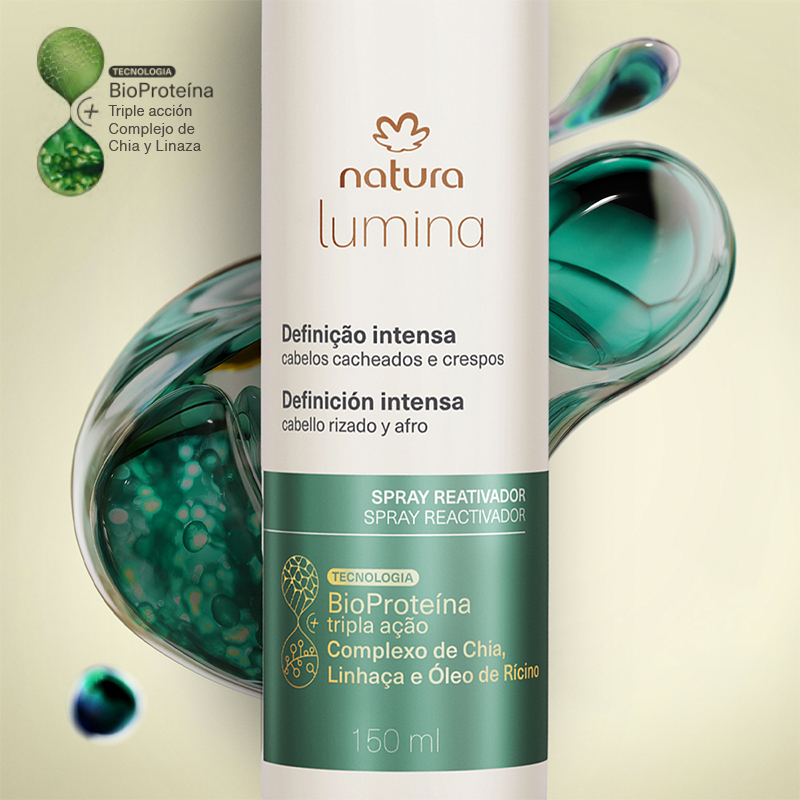 Spray humidificador reactivador para Cabellos Rizados y Afro