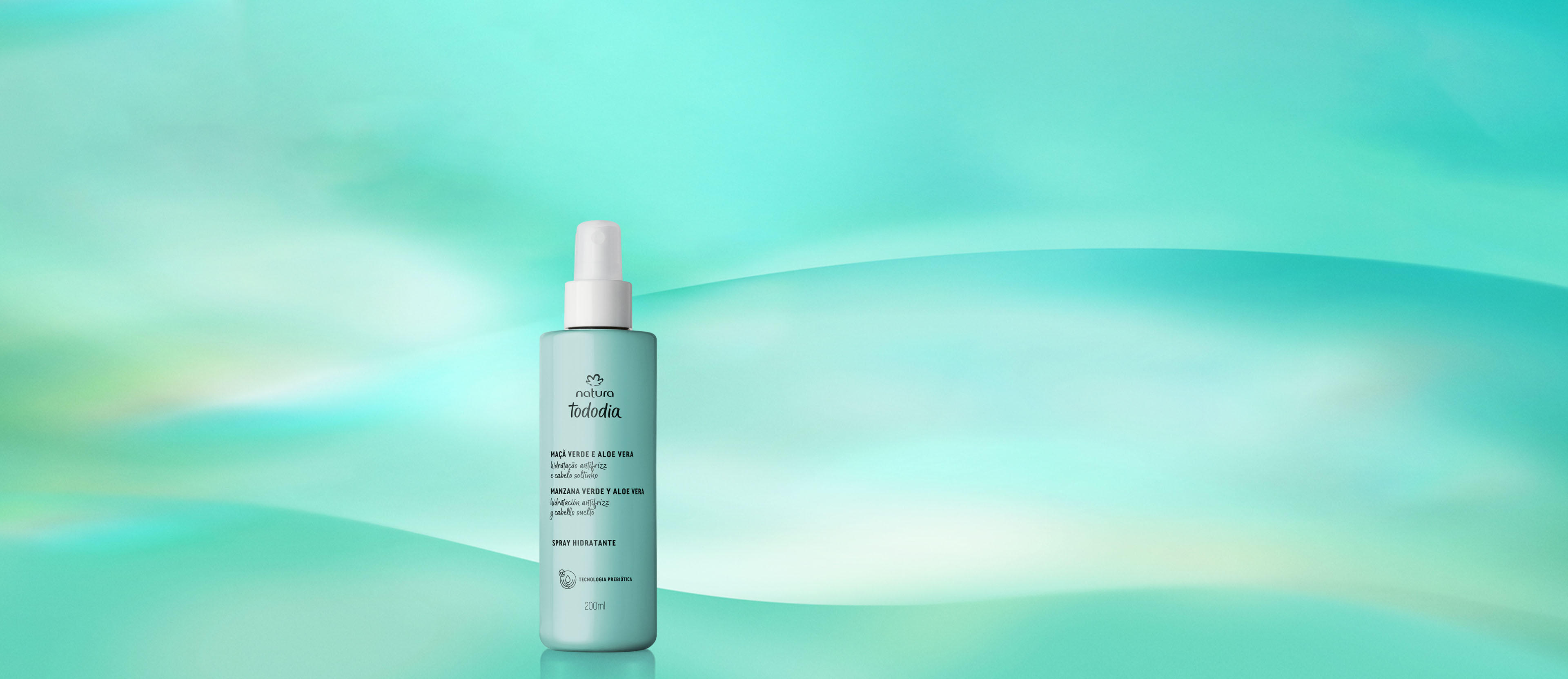 Spray Hidratante Manzana verde y Aloe Vera Tododia