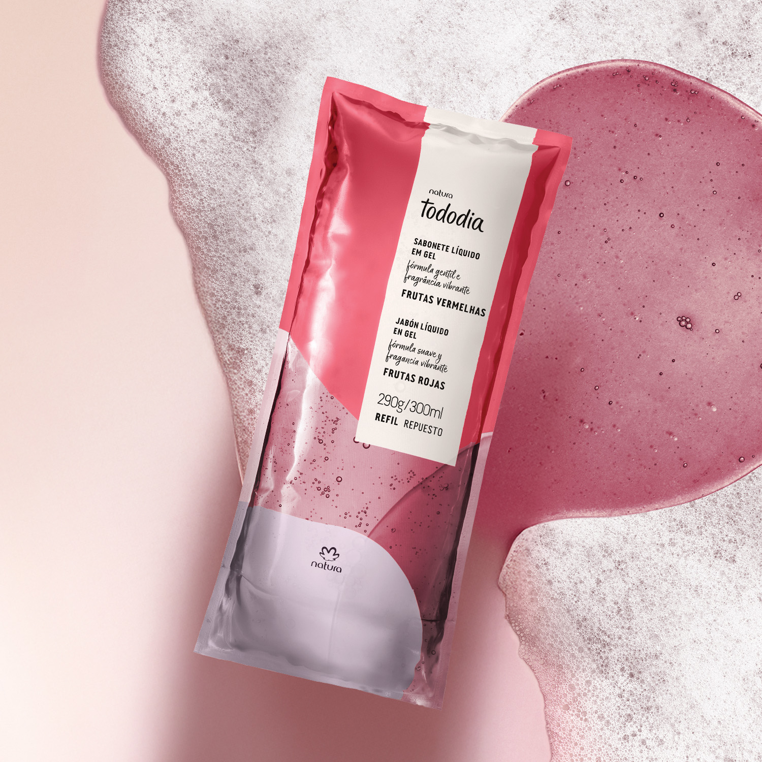 Repuesto Jabón líquido corporal Frutas Rojas