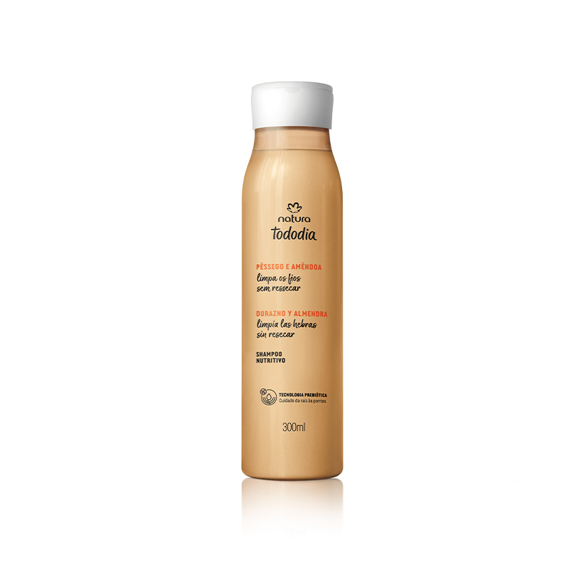 Shampoo Nutritivo Tododia durazno y almendra - 300 ml