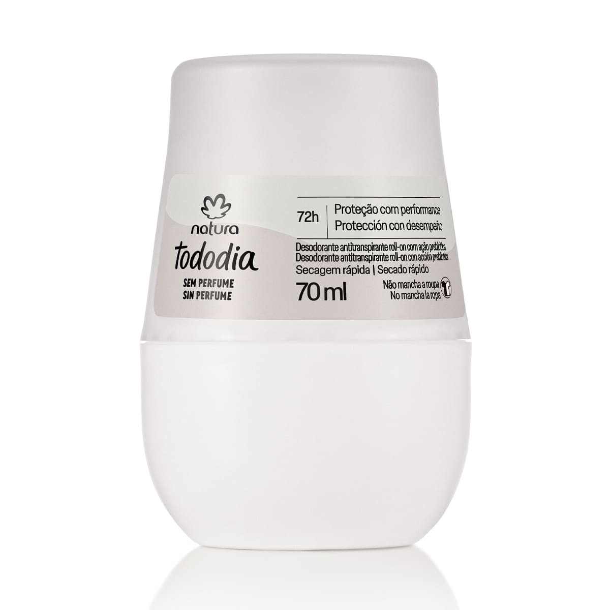 Desodorante Antitranspirante Roll-on Tododia Sin Perfume