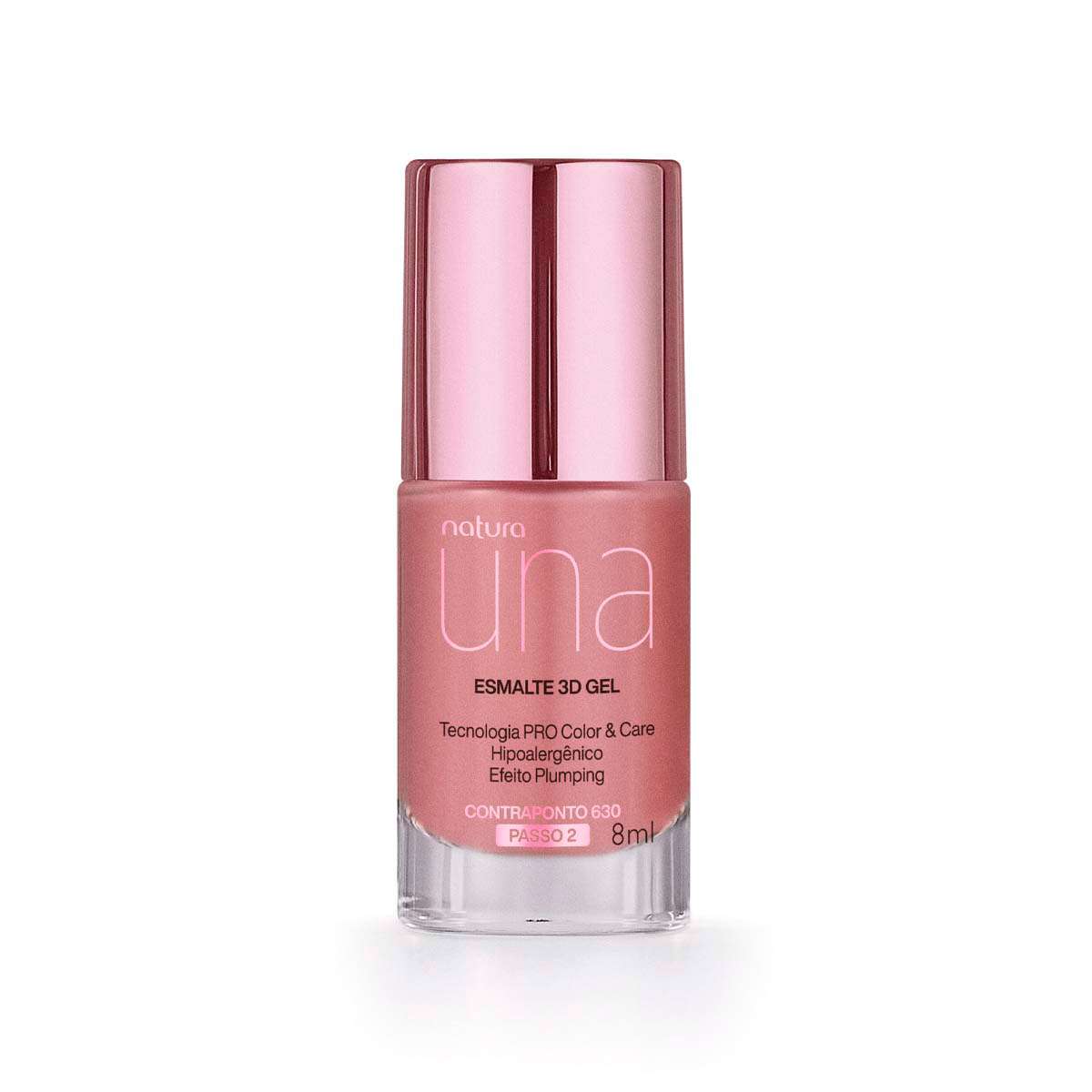 Esmalte de uñas 3D Gel Una Contraponto 630 - 8ml