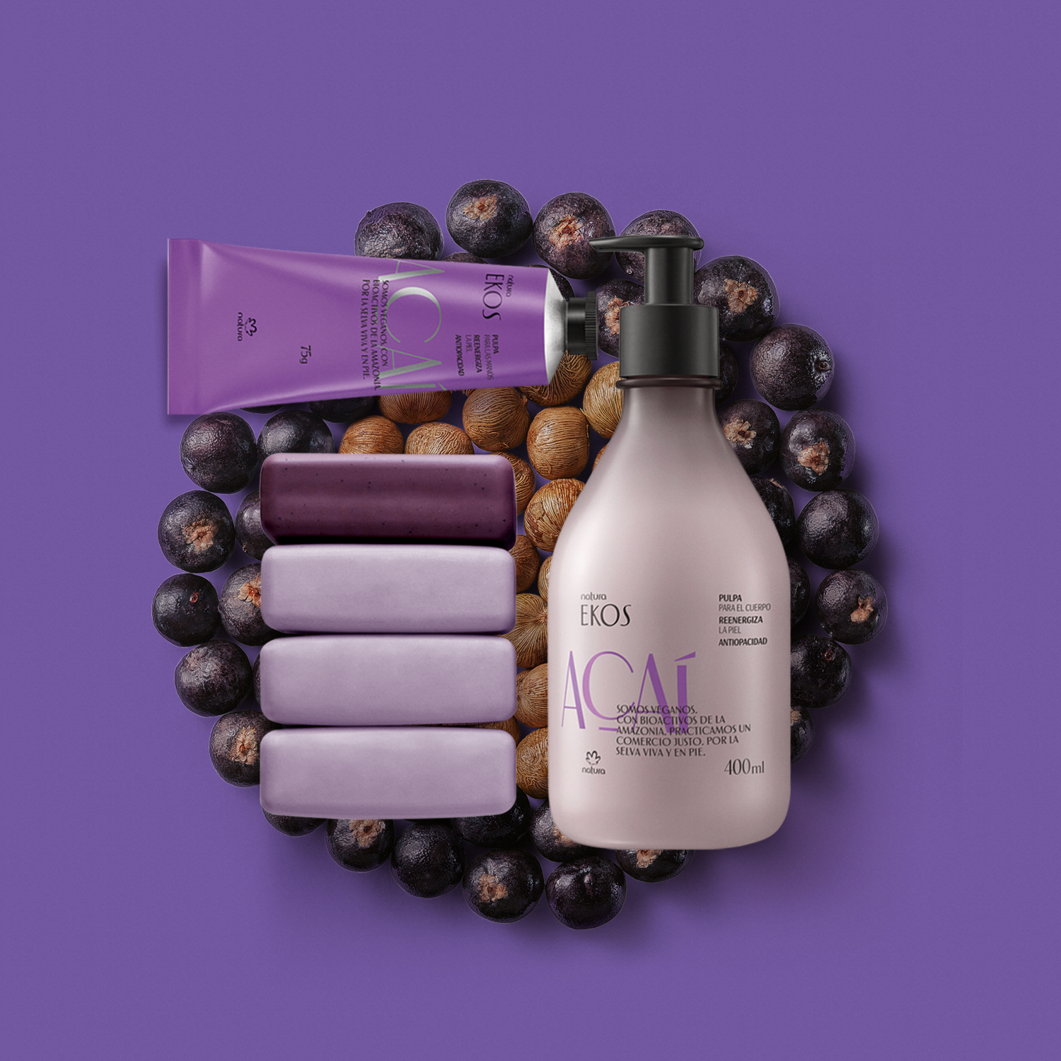 Kit Piel Luminosa Ekos Açaí
