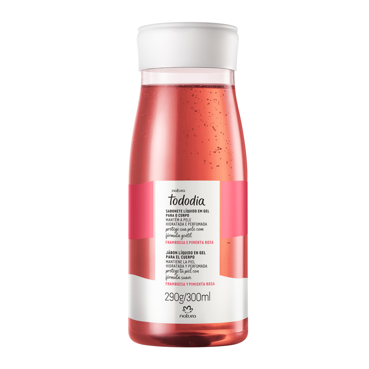 Jabón líquido corporal Frambuesa y Pimienta Rosa