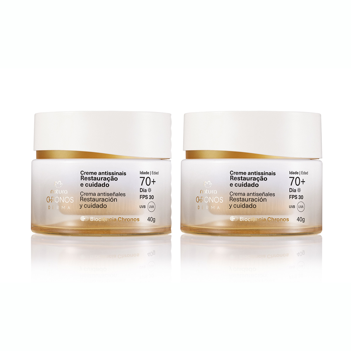 Kit Duo Crema antiseñales​ Restauración y cuidado 70+ día - 40 g