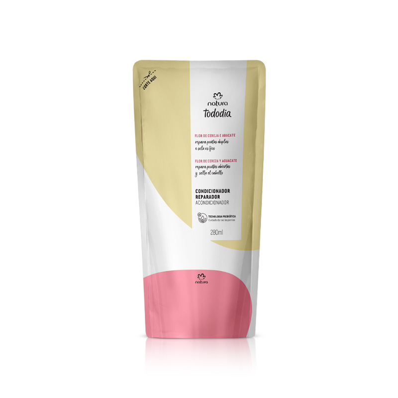 Acondicionador reparador Tododia Flor de Cereza y Aguacate - 280 ml