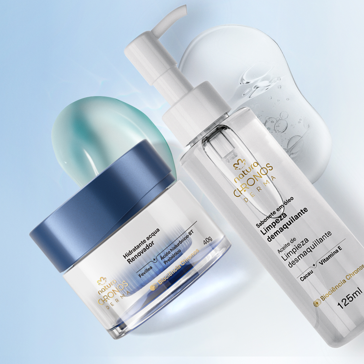 Kit Chronos Derma Hidratación Óleo y Acqua
