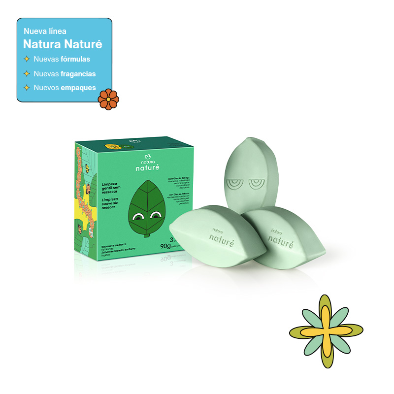 Jabones en barra hojas Naturé