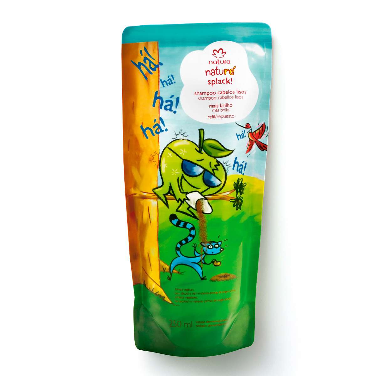 Repuesto Splack! Shampoo Cabellos Lisos Nature- 250ml