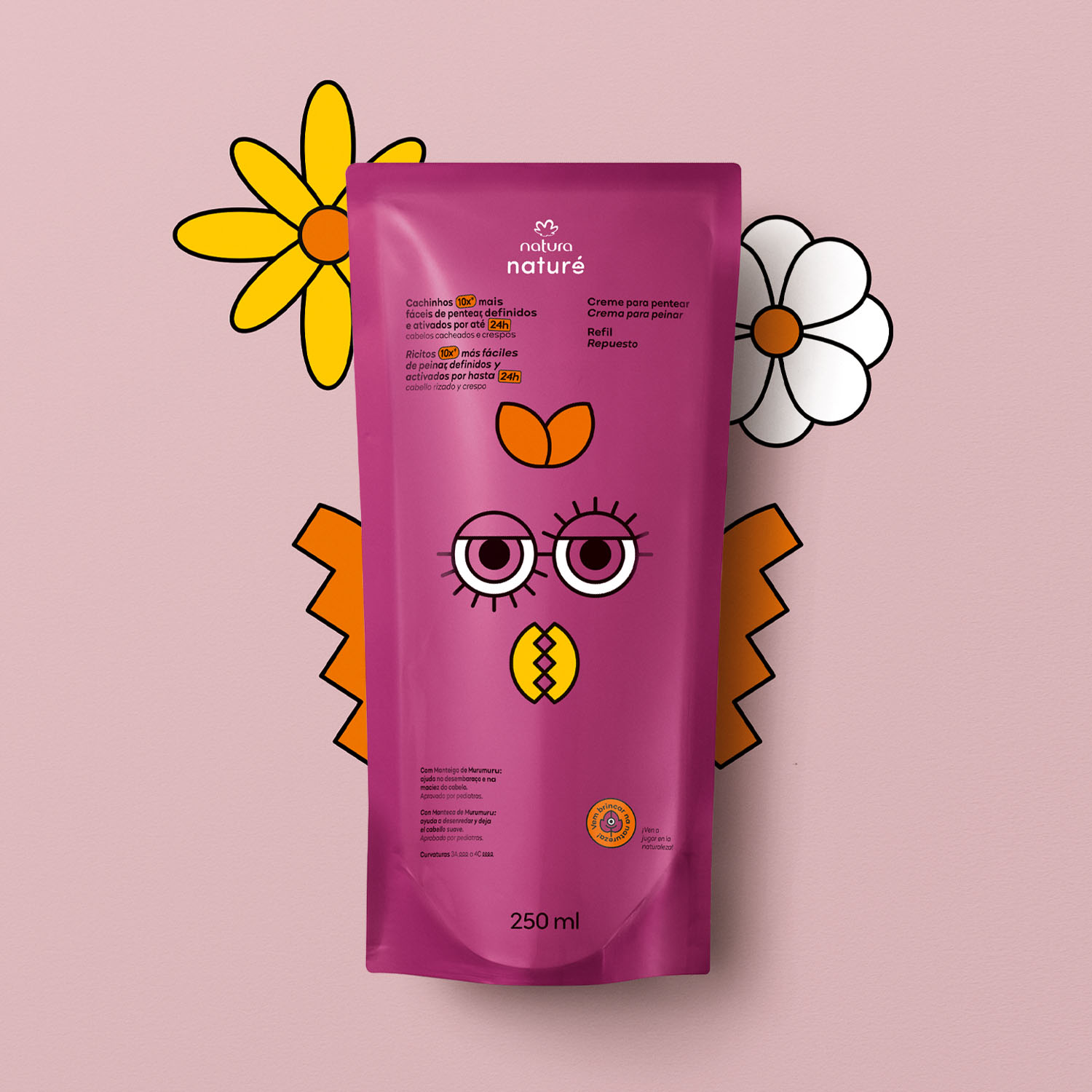 Repuesto Crema para peinar Naturé cabello rizado y crespo