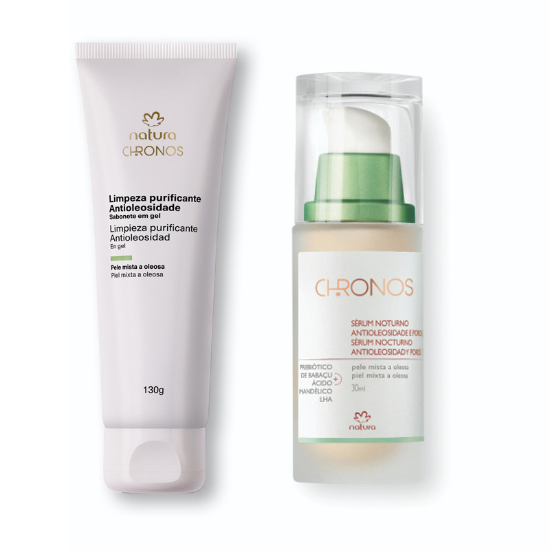 Kit Chronos Derma Antioleosidad Serum + Jabon
