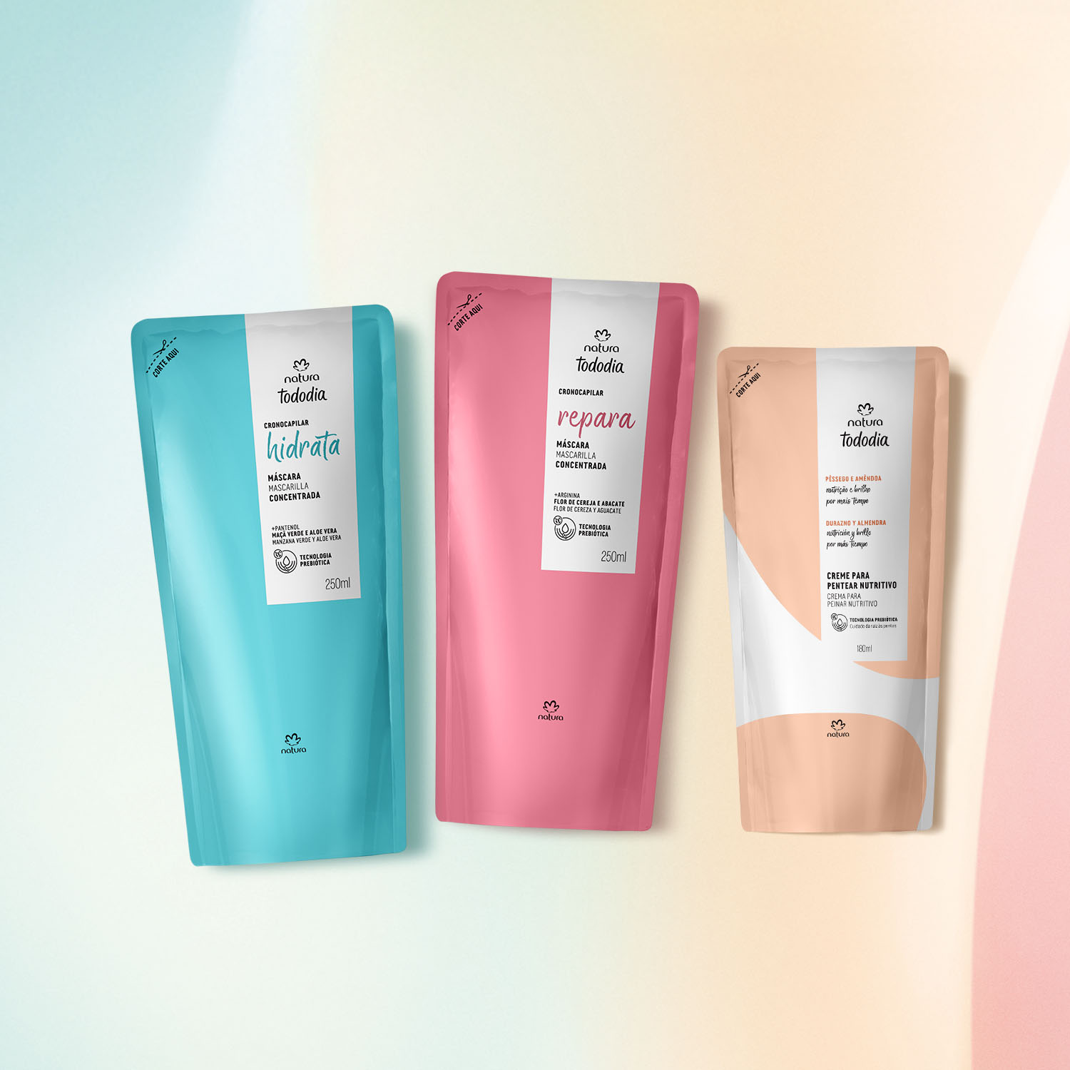 Kit Repuestos de Mascarillas y Crema para Peinar Tododia