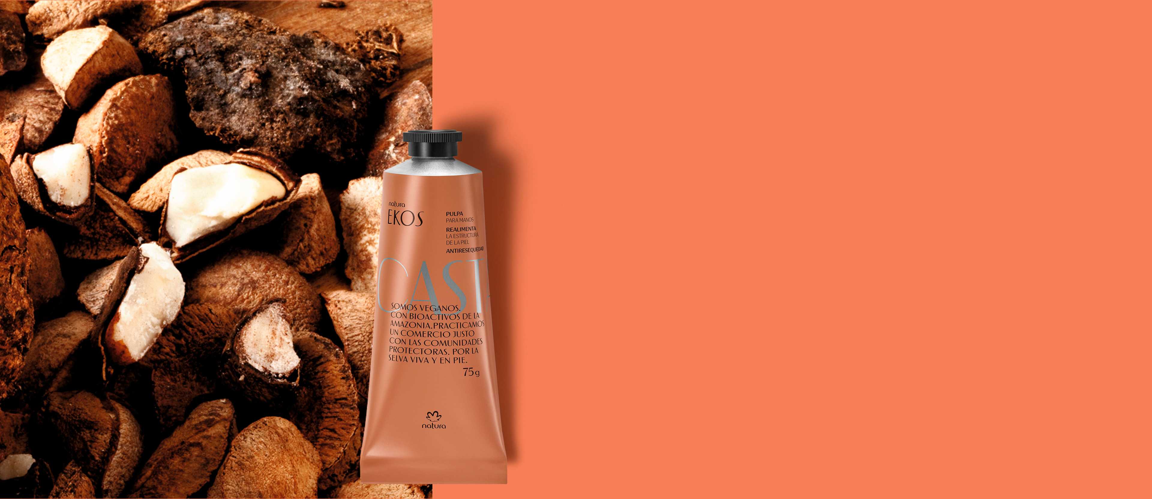 Crema Hidratante para Manos Ekos Castaña