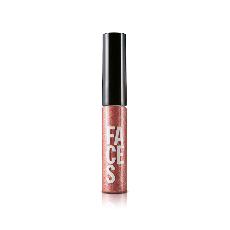 Labial líquido super brillo Faces Rosado Glam - 3,9 ml