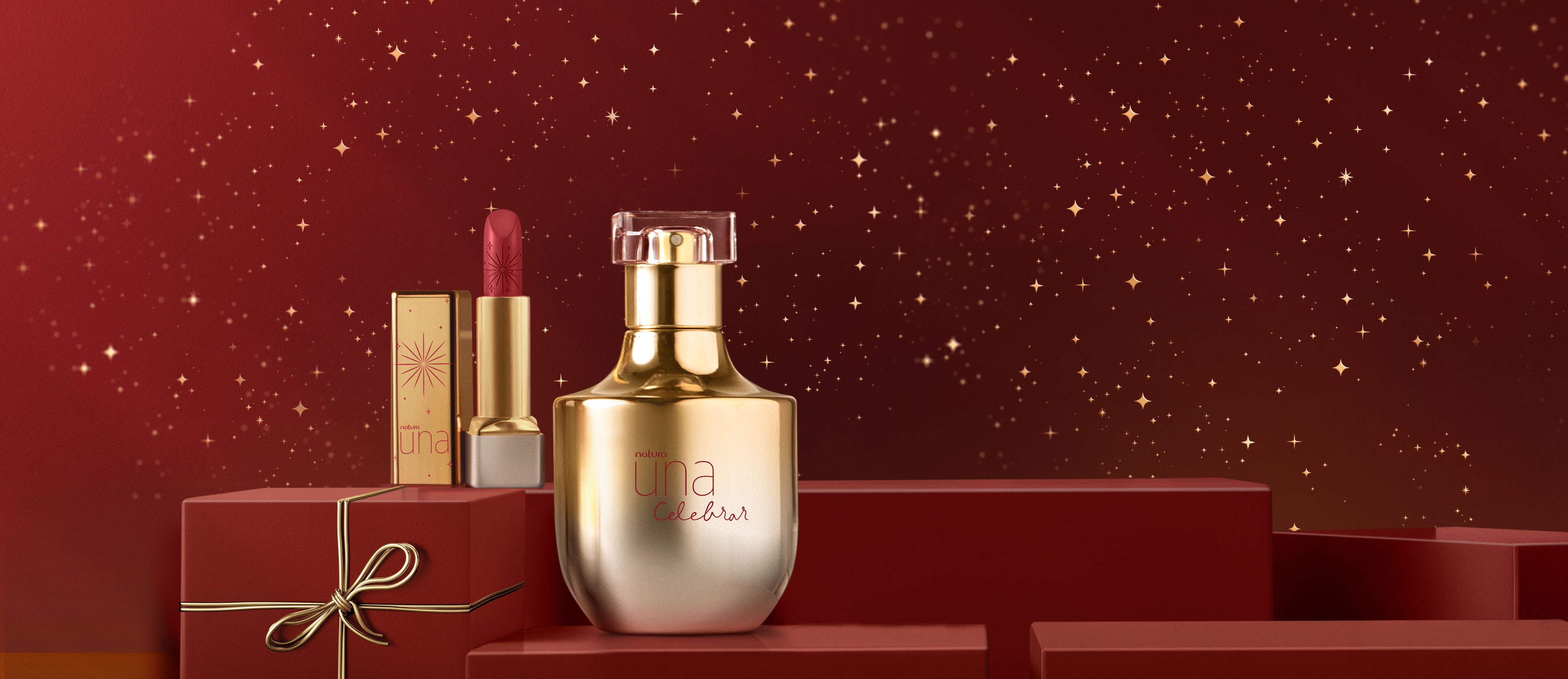 Regalo Natura Una Celebrar con Labial Rojo