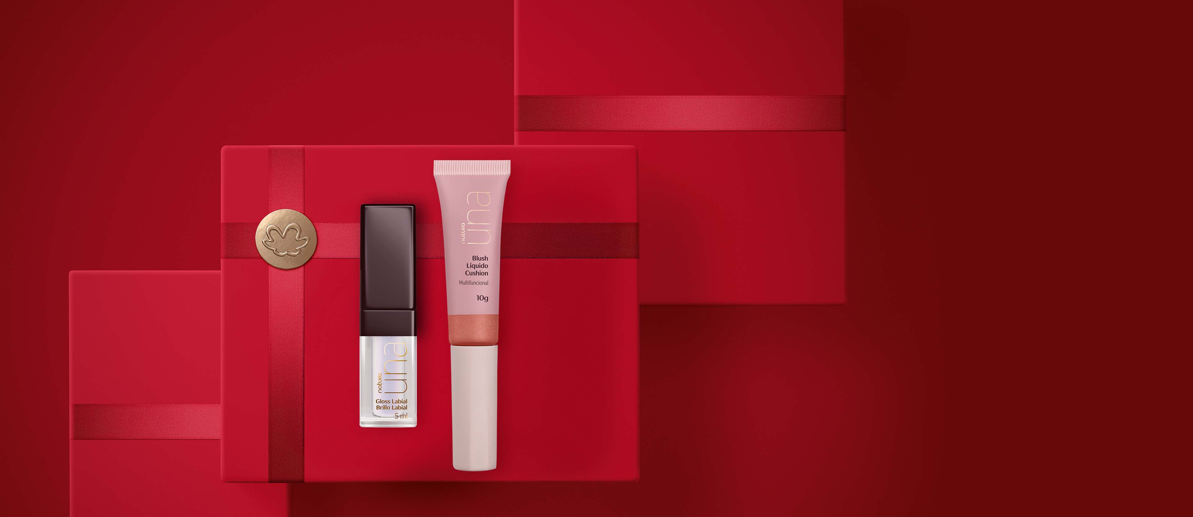 Regalo Una Dúo Radiante con Blush Peach