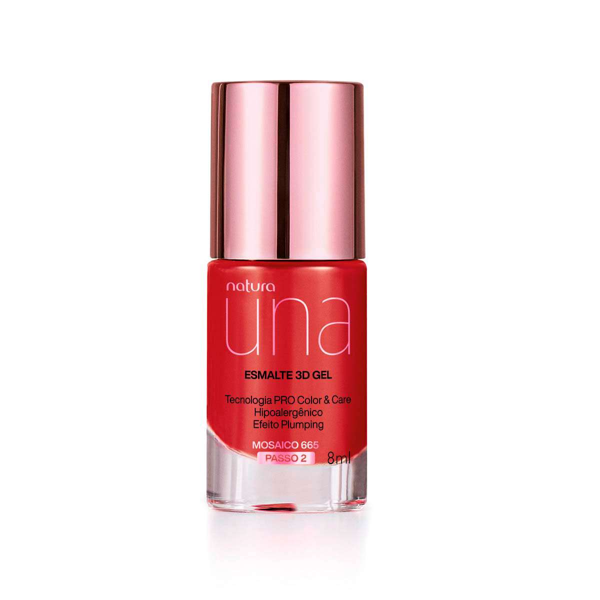 Esmalte de u&ntilde;as 3D Gel Una Mosaico 665 - 8ml