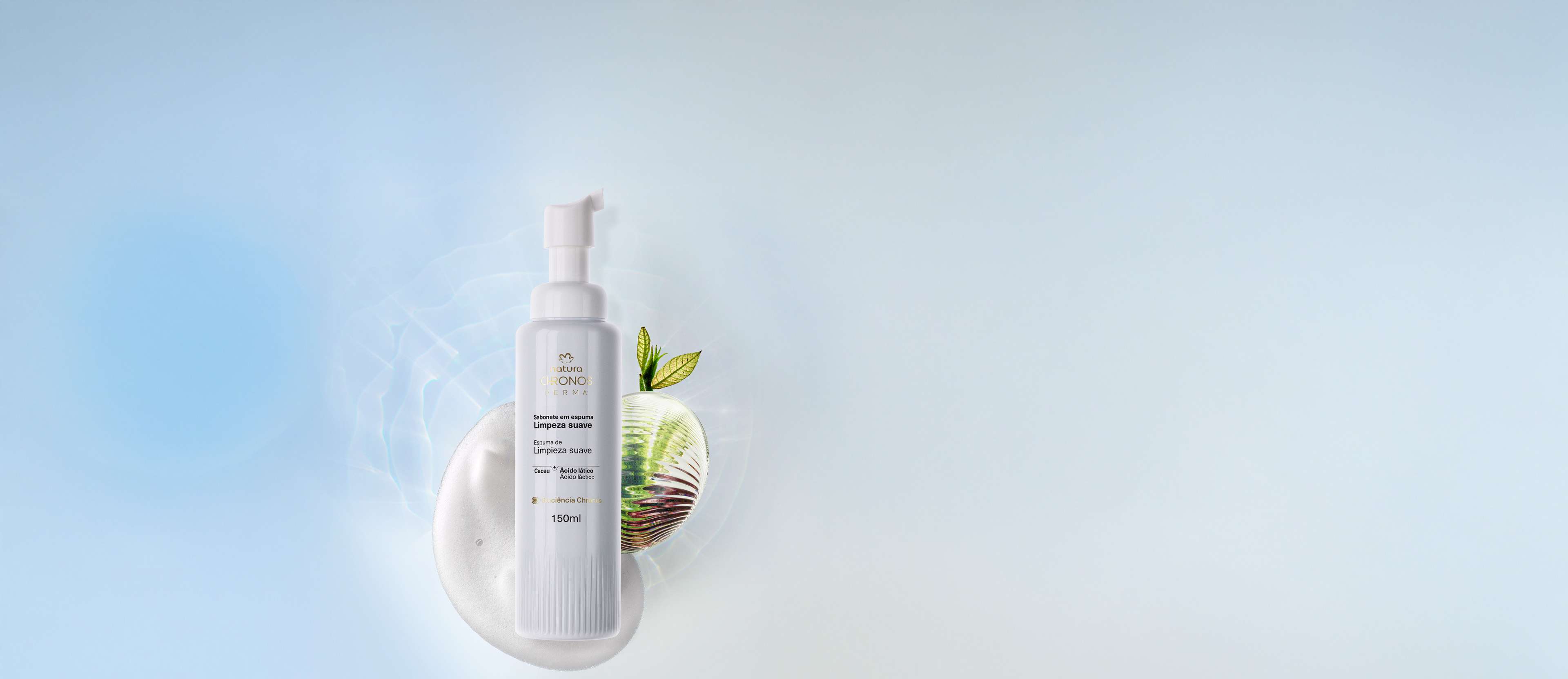 Espuma de limpieza suave Chronos