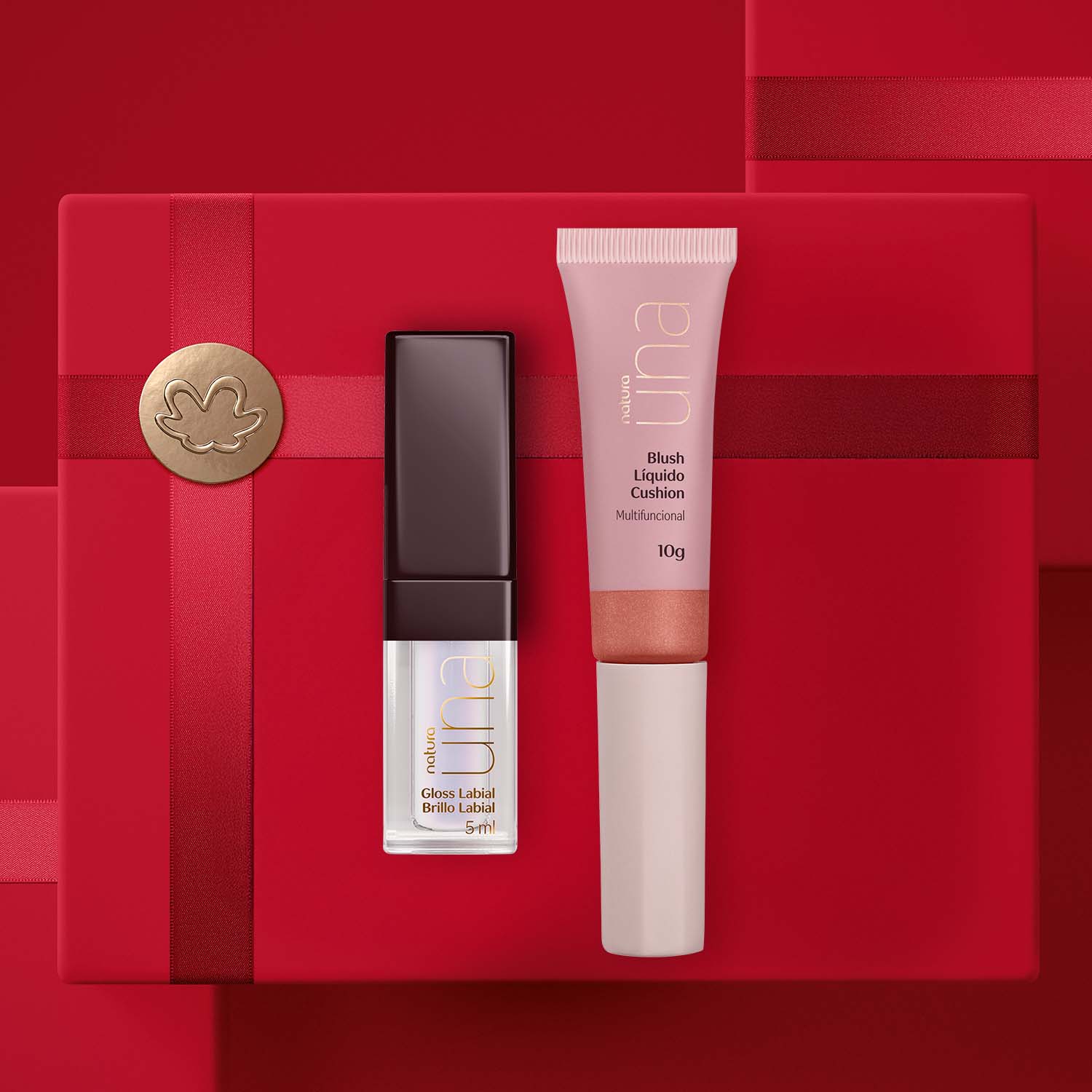 Regalo Una Dúo Radiante con Blush Peach