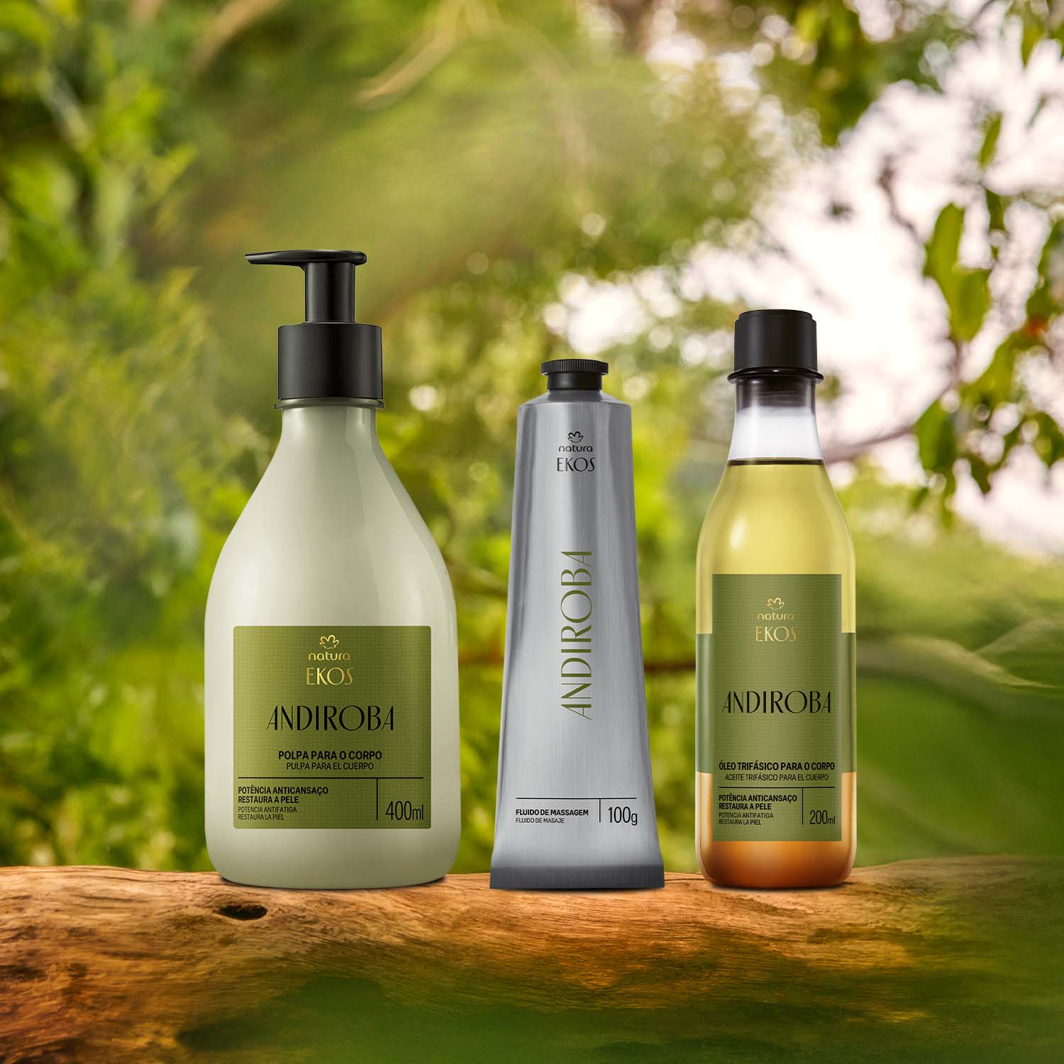 Kit Ekos Andiroba Rutina Antifatiga