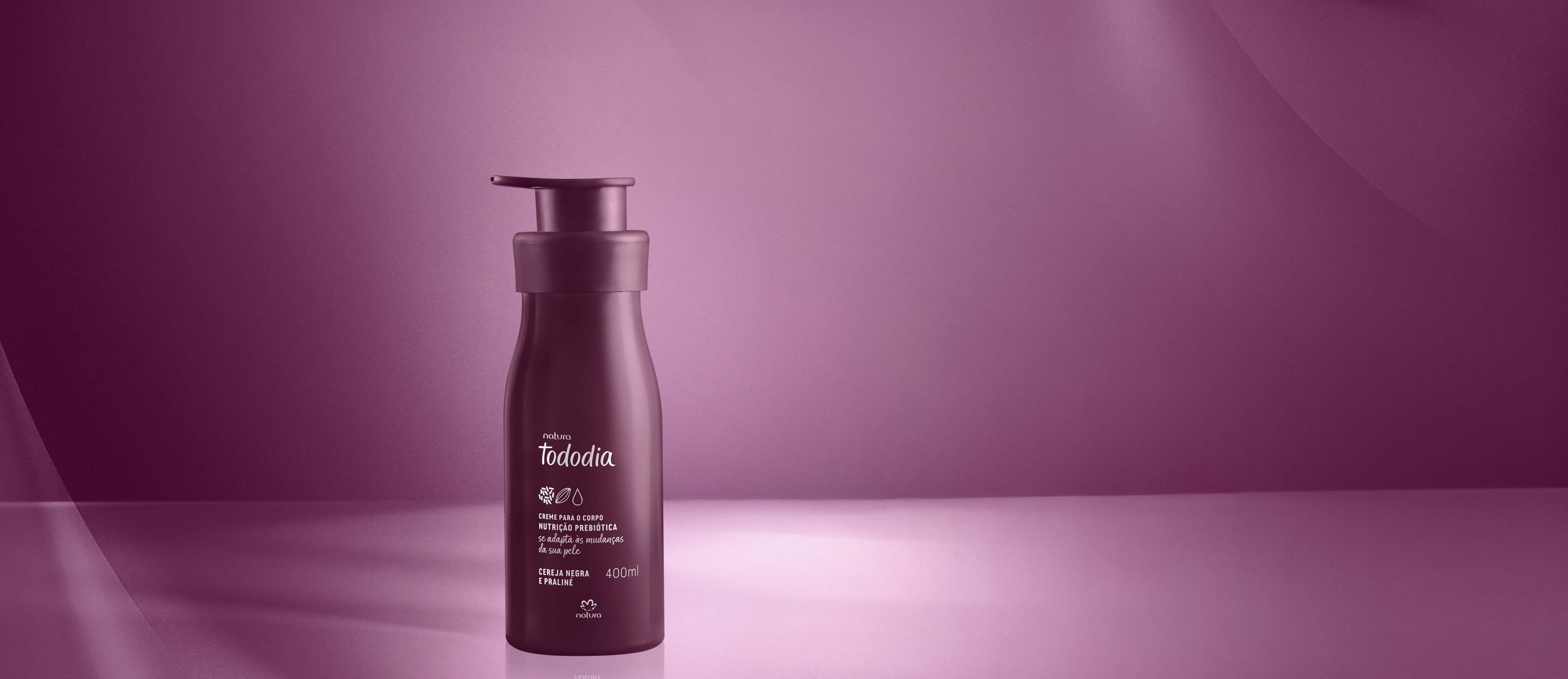 Crema para el cuerpo Tododia Cereza negra y praliné