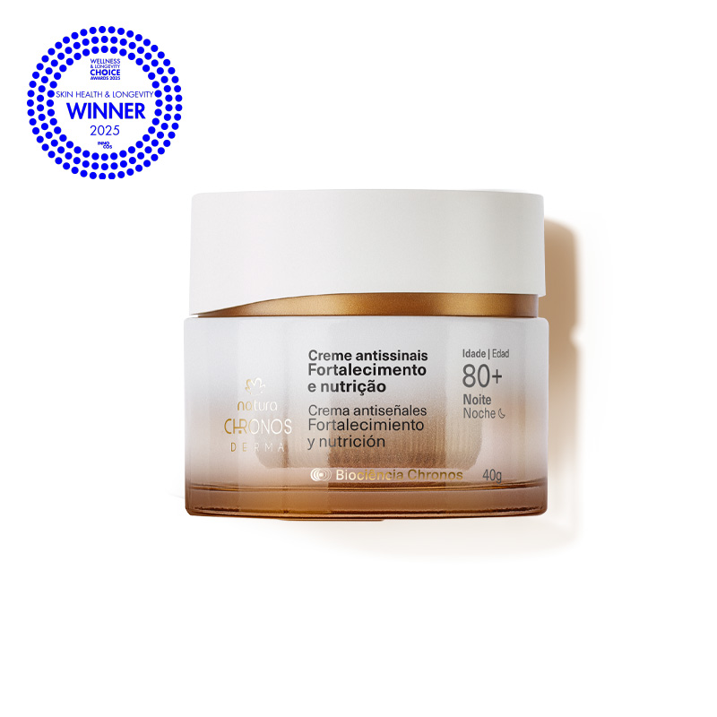 Crema antiseñales Fortalecimiento y nutrición Chronos 80+ noche