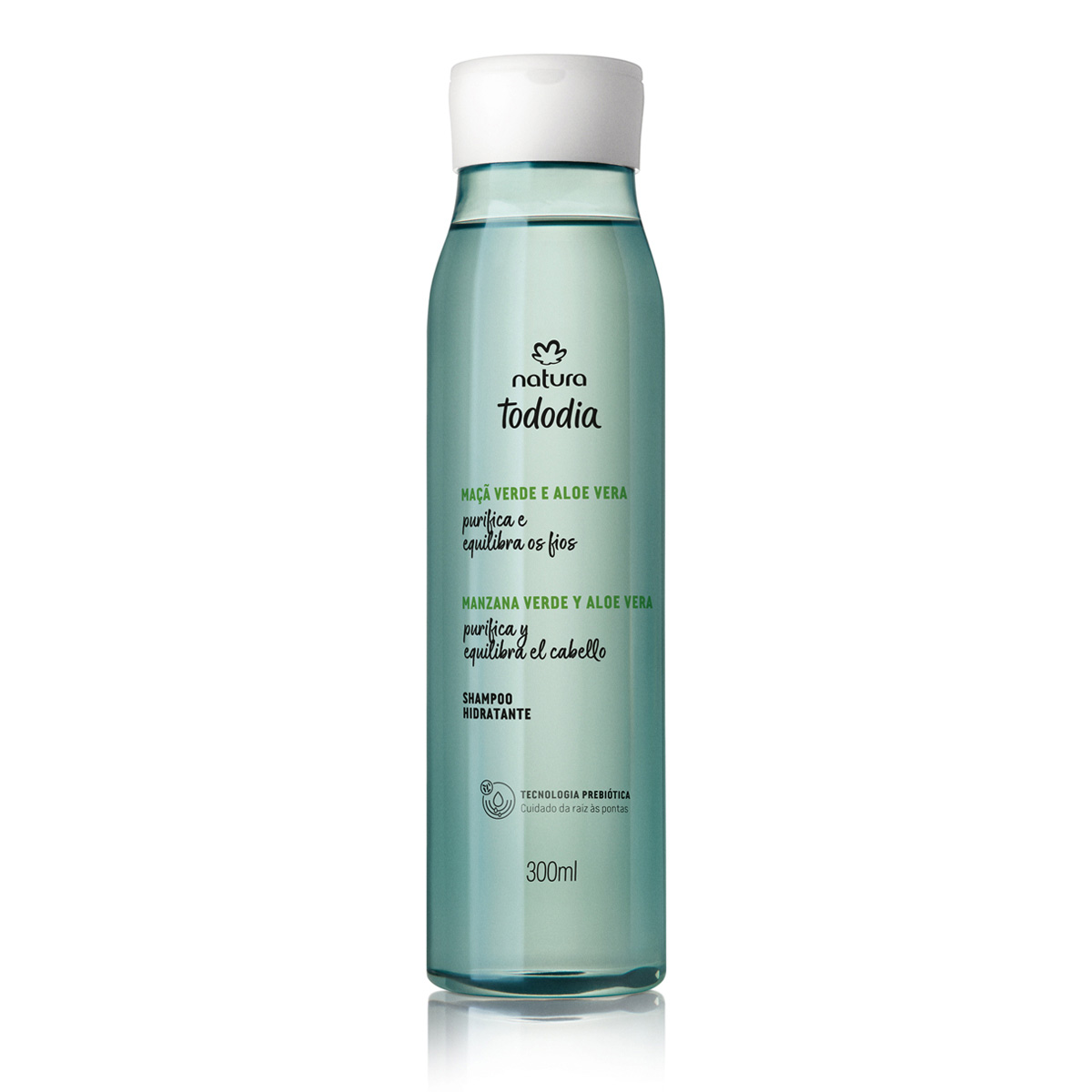 Shampoo Hidratante Manzana Verde y Aloe Vera Tododia - 300 ml