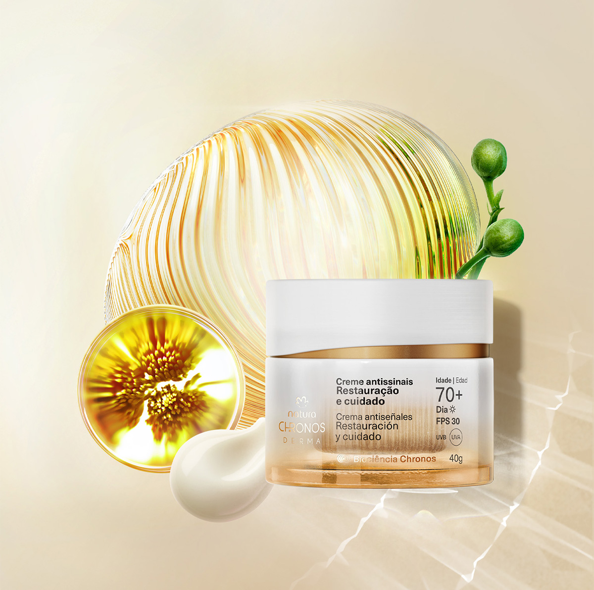Kit Duo Crema antiseñales​ Restauración y cuidado 70+ día - 40 g