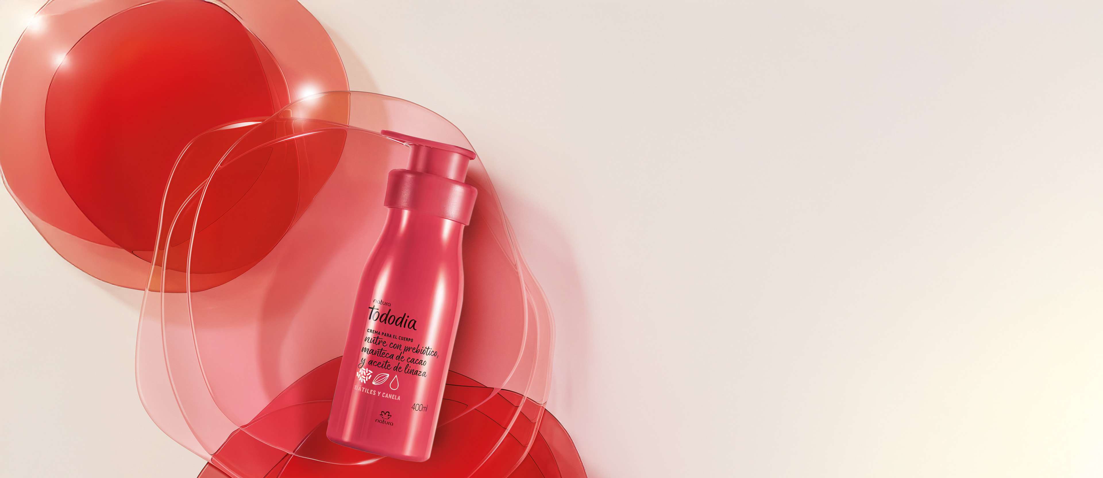 Crema nutritiva para cuerpo tododia Datiles y canela