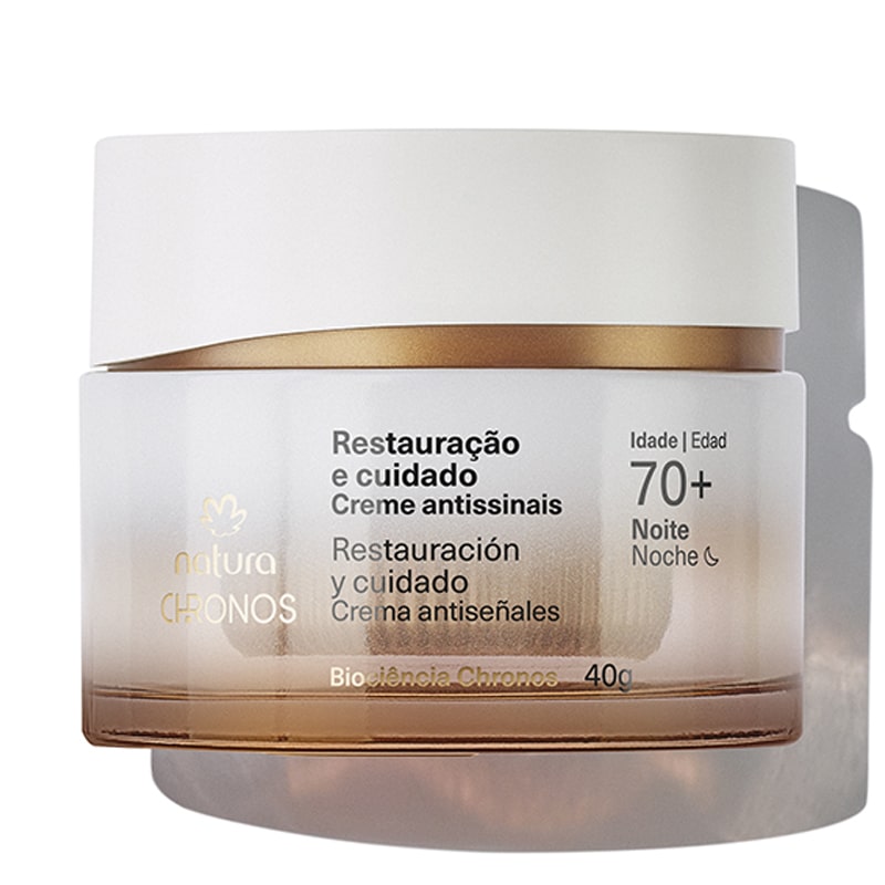 Crema antiseñales​ Restauración y cuidado Chronos 70+ noche - 40 g