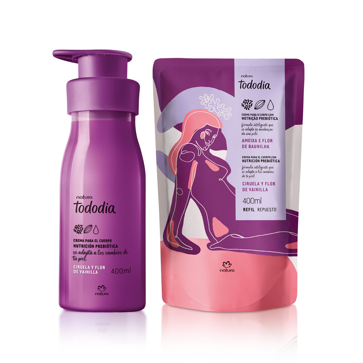 Kit Hidratación y Nutrición de Invierno Tododia Ciruela y Flor de Vainilla
  