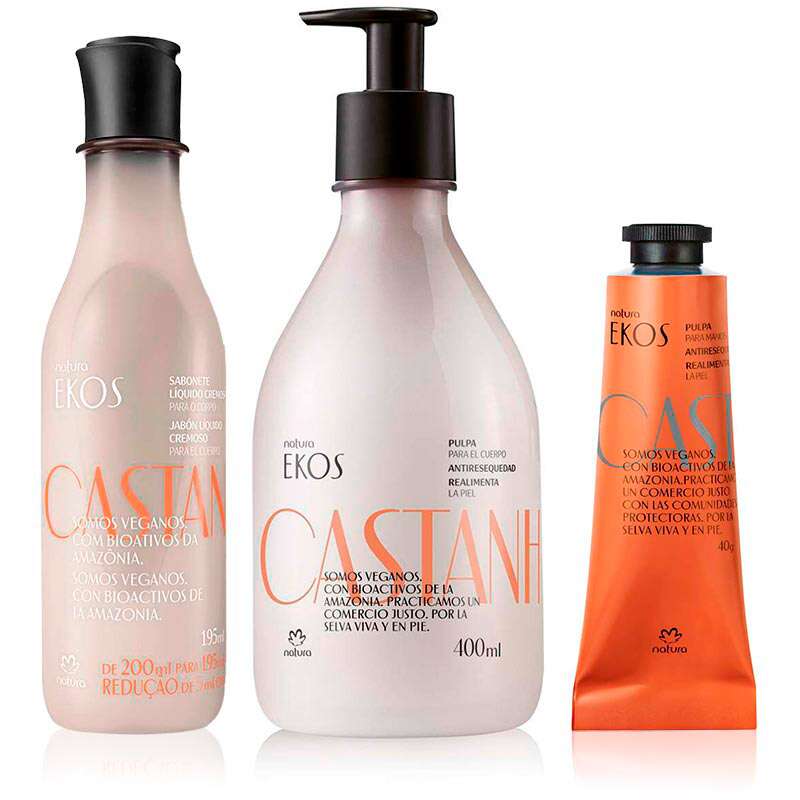 Kit cuidado corporal castaña
