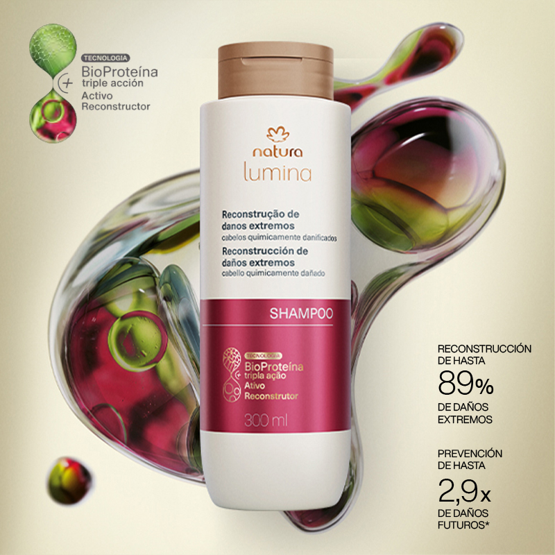 Shampoo reestructurante para Cabellos Químicamente dañados