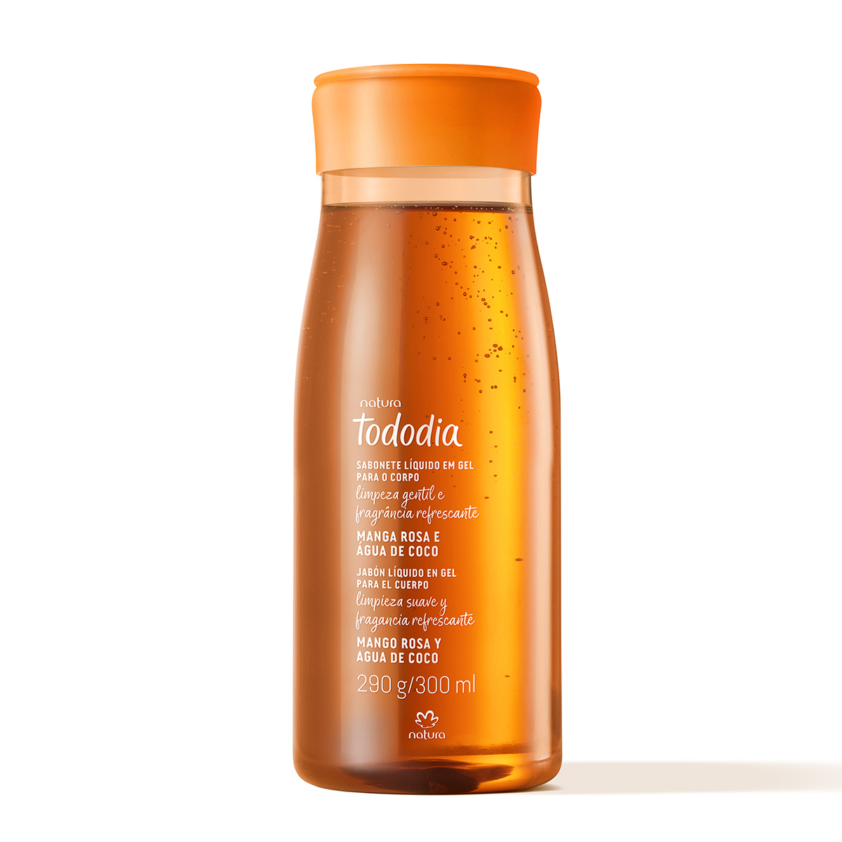 Jabón líquido corporal Tododia Mango rosa y agua de coco