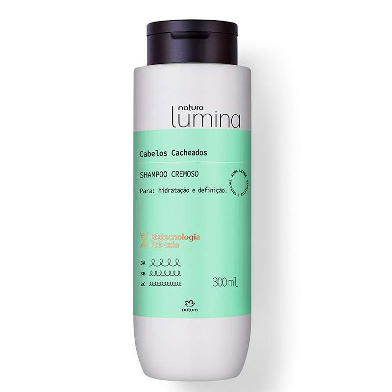 Shampoo cremoso Lumina rizado - 300 ml