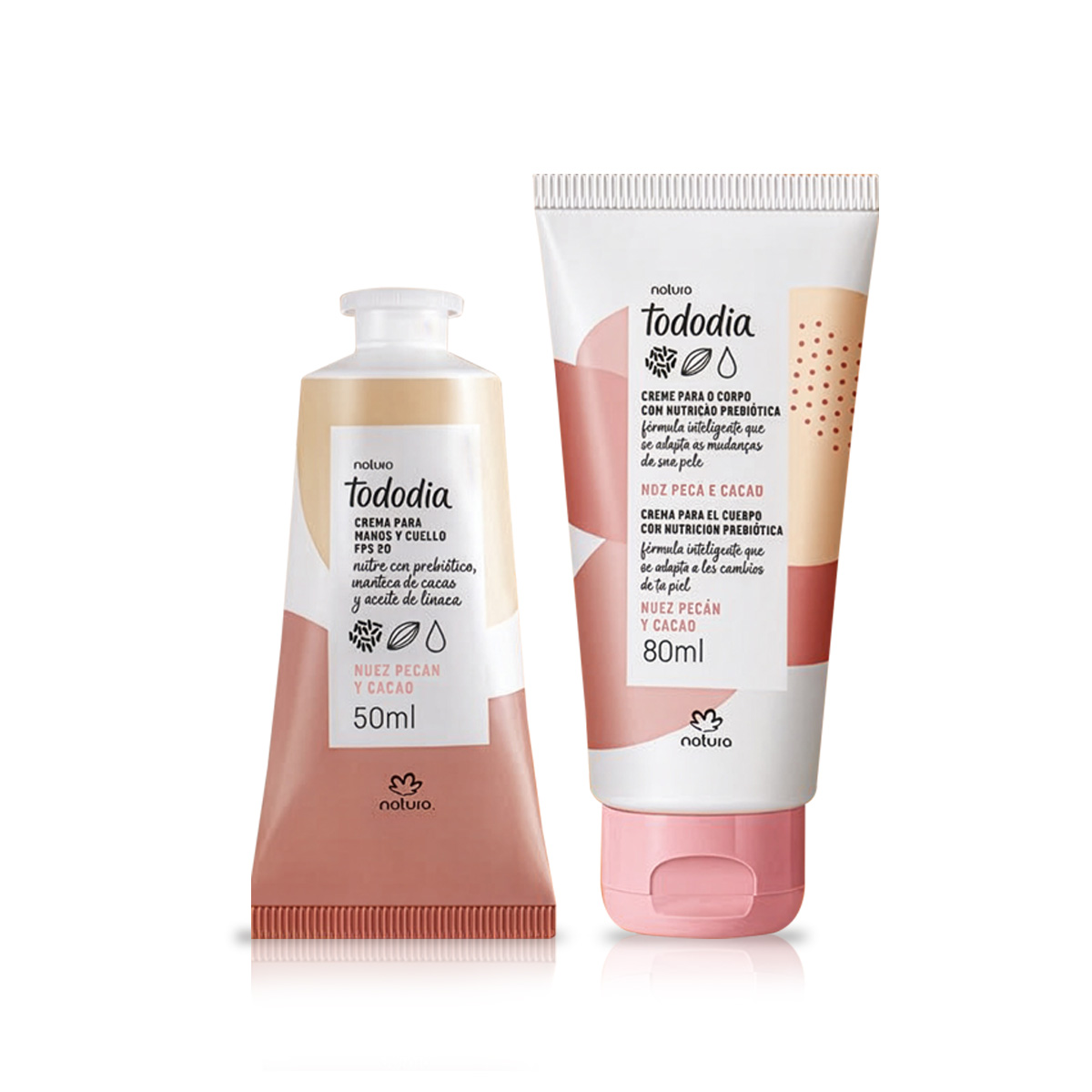 Regalo Madres Nuez Pecan y Cacao (1 crema para el cuerpo + 1 crema para manos)