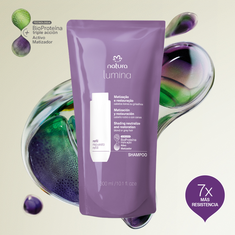 Repuesto Shampoo matizador para Cabellos Rubios o con Canas