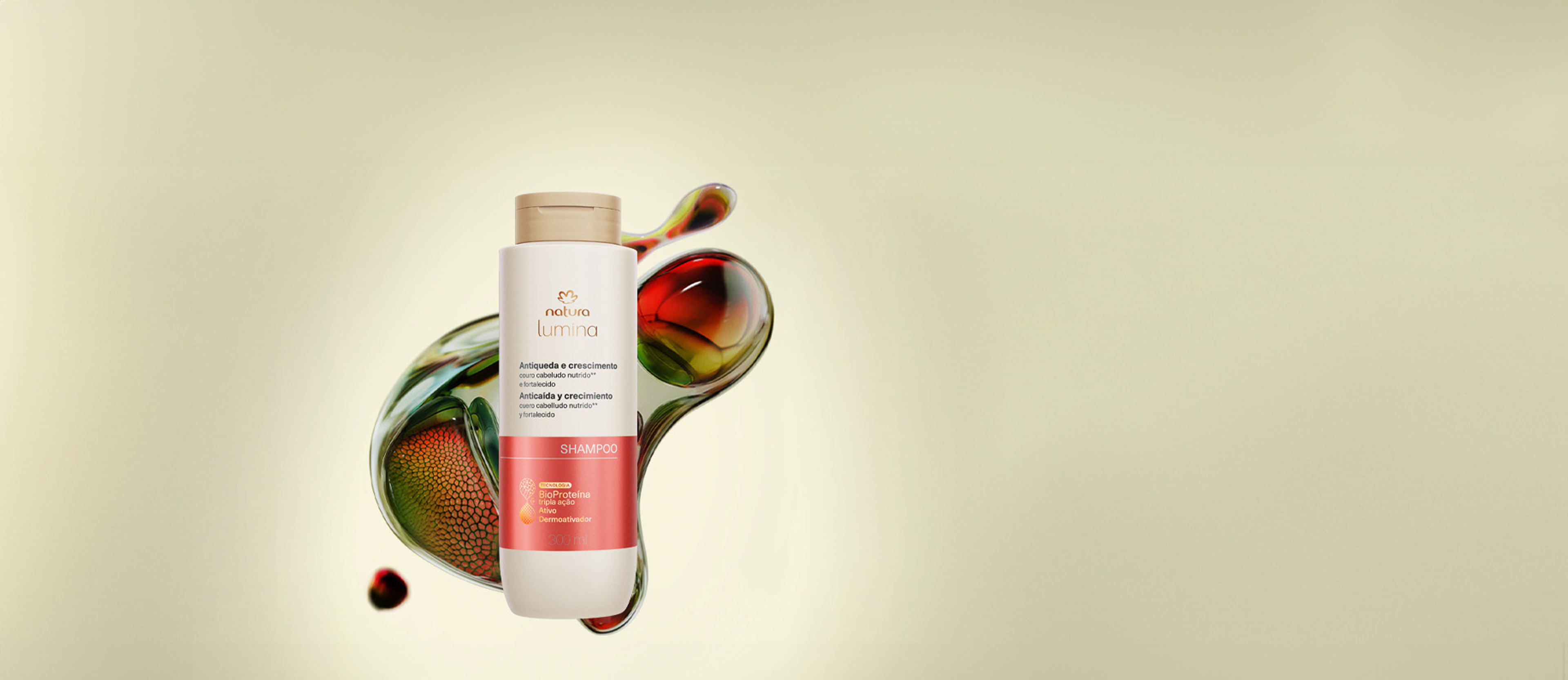 Shampoo Anticaída y Crecimiento Lumina 300ml