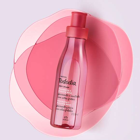 Body Splash Frambuesa y Pimienta Rosa Tododia 200ml