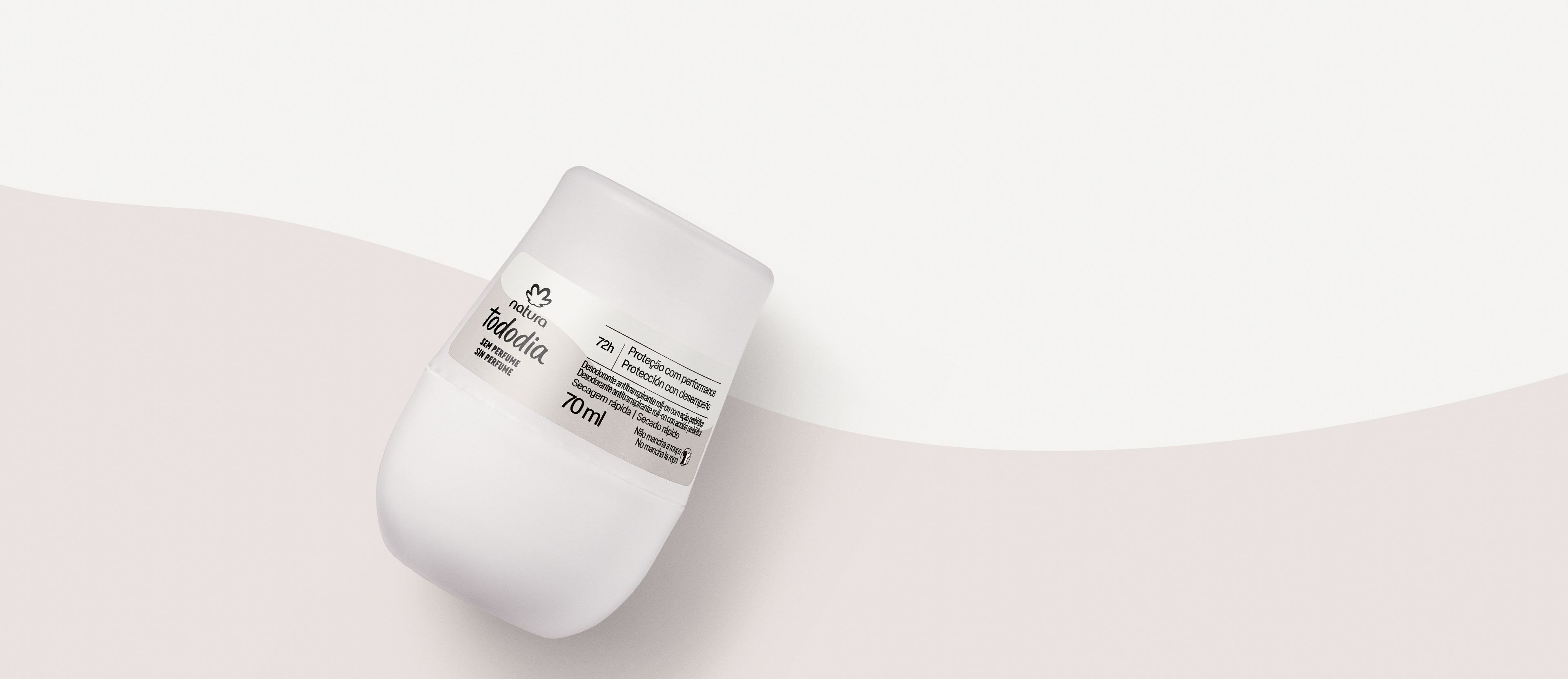 Desodorante Antitranspirante Roll-on Tododia Sin Perfume