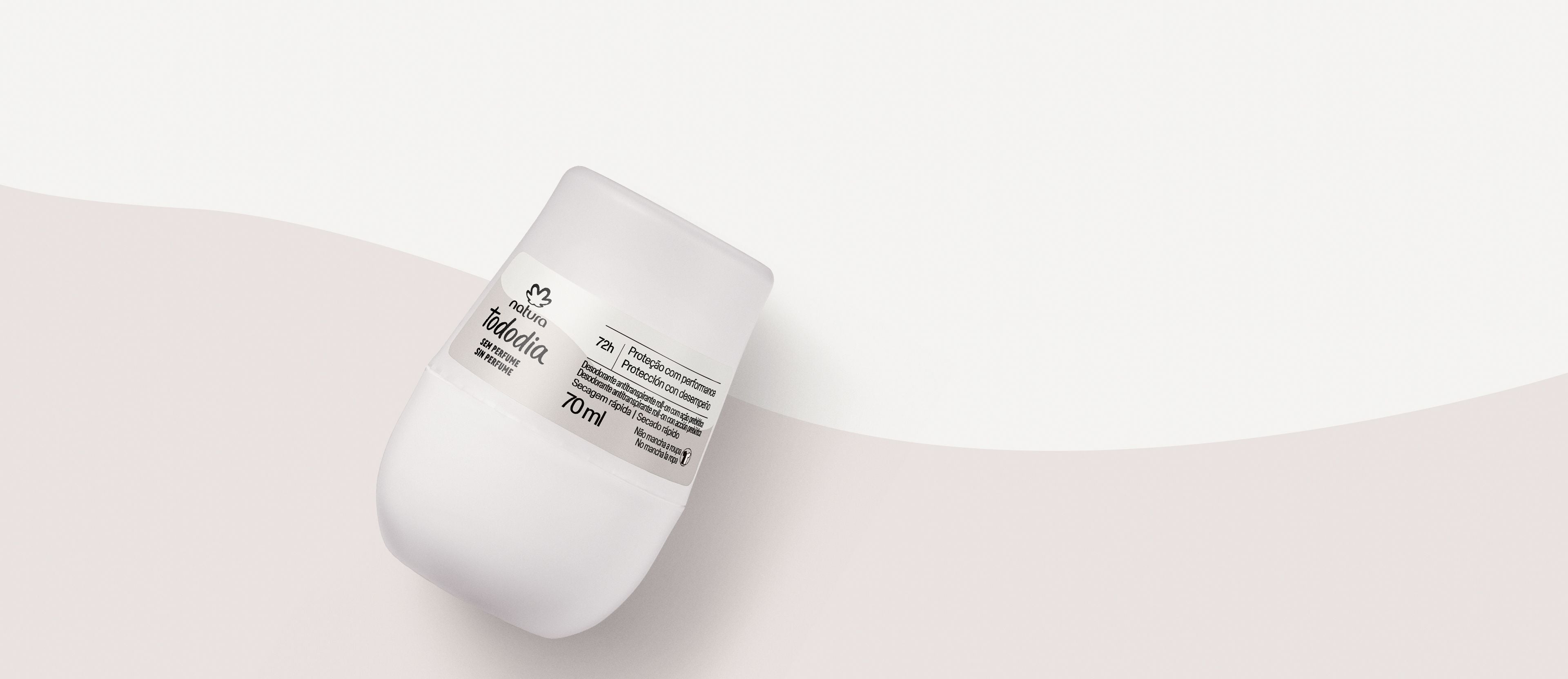 Desodorante Antitranspirante Roll-on Tododia Sin Perfume