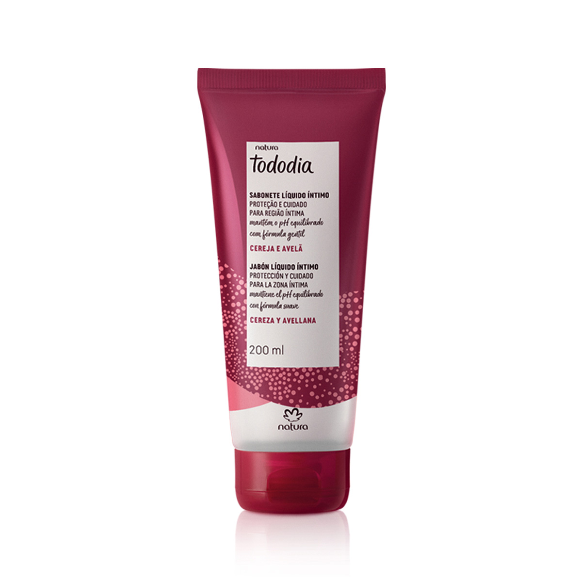 Jab&oacute;n l&iacute;quido &iacute;ntimo Tododia cereza y avellana - 200 ml