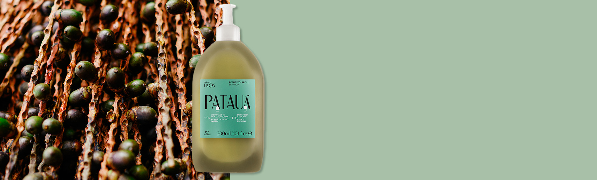 Shampoo repuesto Ekos patauá