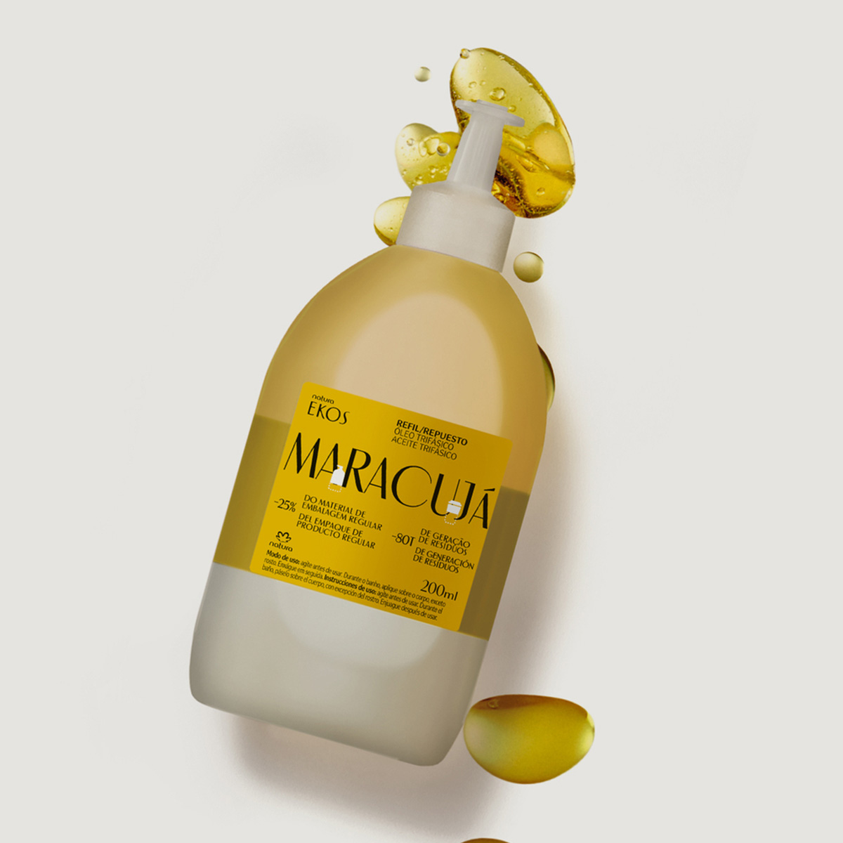 Kit Duo Aceite Trifásico Maracuyá Ekos Refill